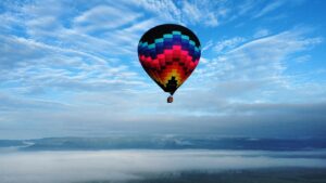 Voo de balão: uma arte desenhada pelo ar.